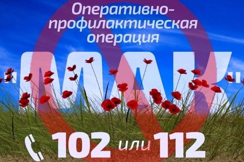 На территории региона стартовал второй этап межведомственной комплексной оперативно-профилактической операции «Мак-2022».