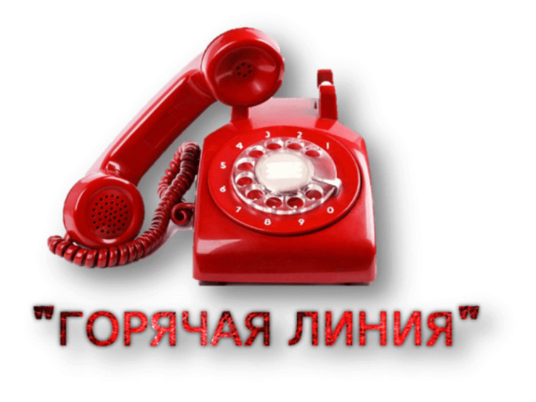 О работе «горячей линии». О работе «горячей линии».
